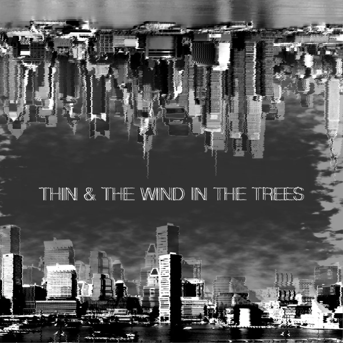 (image for) Thin / The Wind in the Trees - Split 7 inch (Clear w/ Black Splatter)